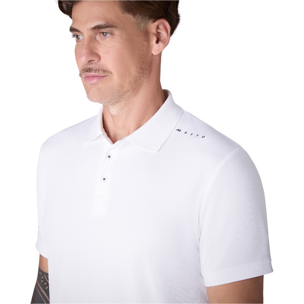 2026 Musto Mens Evo Crew Pro Lite Polo 84220 - White